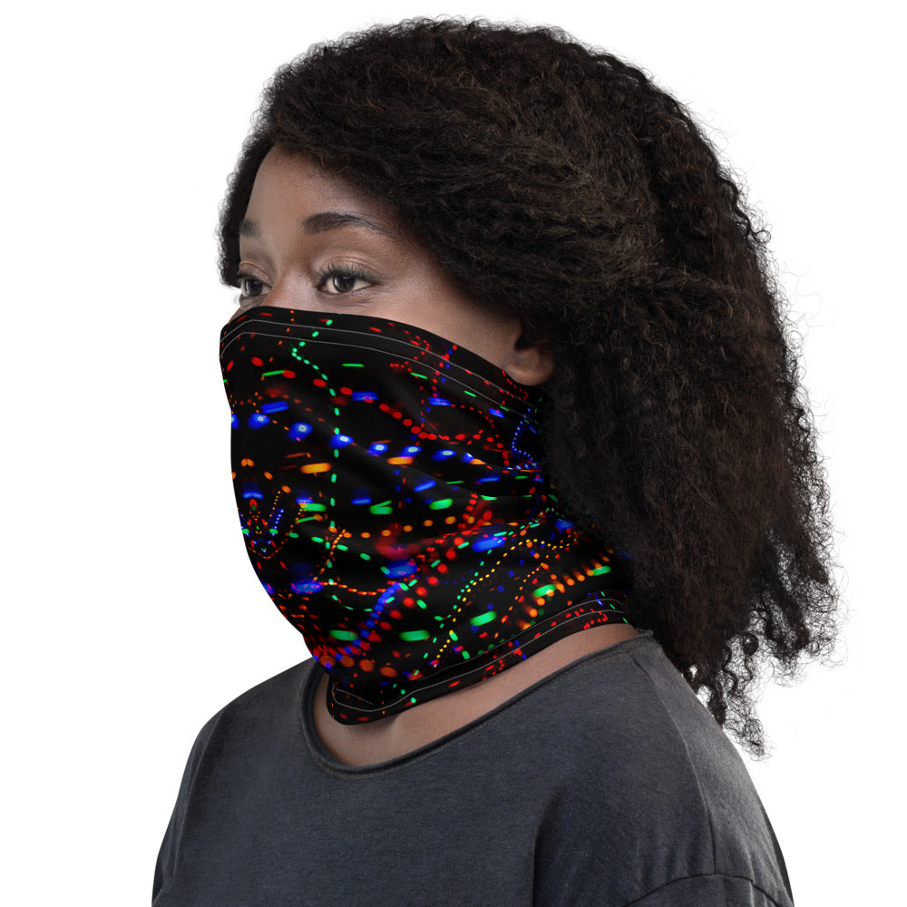 "iCANDY 2"_ UNISEX Neck Gaiter with contrasting white stitching