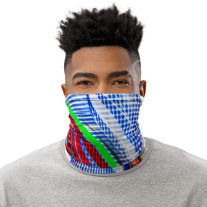 "SWOOP"_ Unisex Neck Gaiter with contrasting black stitching