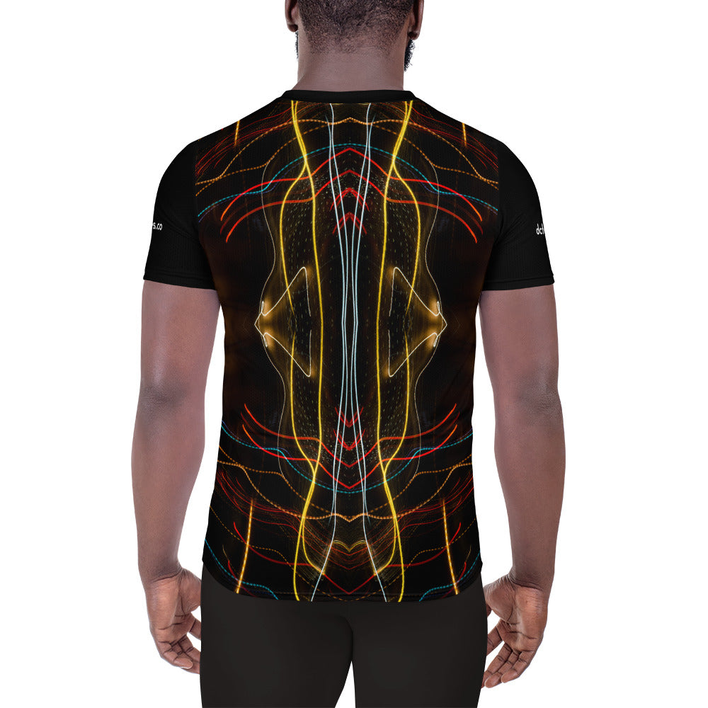 "Frequency"_ Men's Athletic T-shirt