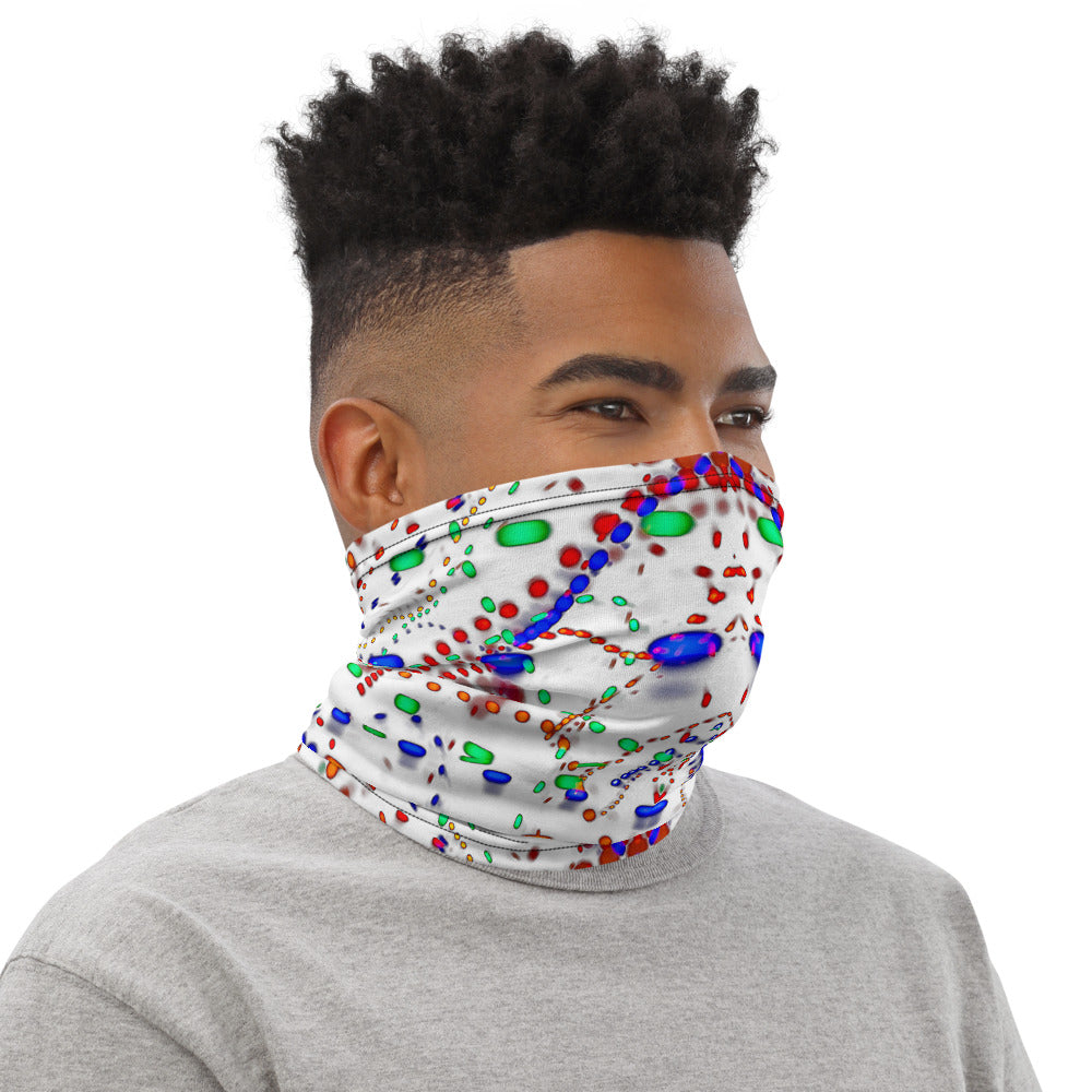 "iCANDY"_ UNISEX Neck Gaiter with contrasting black stitching