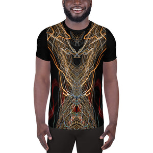 "Laced"_ Men's Athletic T-shirt