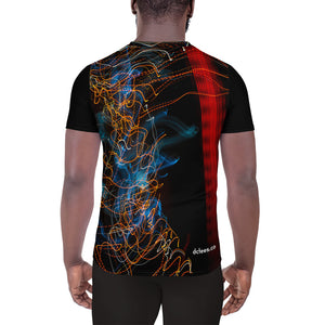 "Tornado"_ Men's Athletic T-Shirt